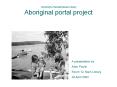 University of Saskatchewan Library Aboriginal portal project PowerPoint PPT Presentation