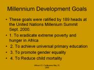 Millennium Development Goals