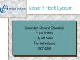 Visser t Hooft Lyceum PowerPoint PPT Presentation