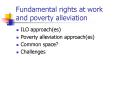 Fundamental rights at work and poverty alleviation PowerPoint PPT Presentation
