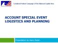 Account Special Event Logistics and Planning PowerPoint PPT Presentation