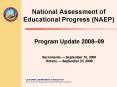 National Assessment of Educational Progress NAEP PowerPoint PPT Presentation