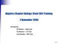 Angeles Chapter Outings Chair OC Training 2 November 2008 PowerPoint PPT Presentation