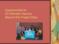Opportunities for HH Member Service Beyond the Project Sites PowerPoint PPT Presentation