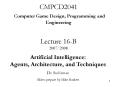 Chapter 5.3 Artificial Intelligence: Agents, Architecture, and Techniques PowerPoint PPT Presentation