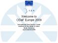 Welcome to ODaF Europe 2009 PowerPoint PPT Presentation