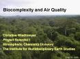 Biocomplexity and Air Quality PowerPoint PPT Presentation
