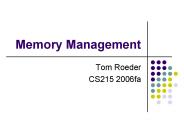 Memory Management