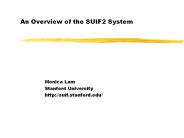 An Overview of the SUIF2 System