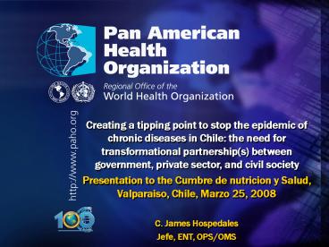 Creating a tipping point to stop the epidemic of chronic diseases in Chile: the need for transformat