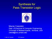 Synthesis%20for%20Pass%20Transistor%20Logic