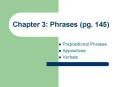 Chapter 3: Phrases pg. 145 PowerPoint PPT Presentation
