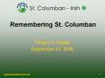 Remembering St. Columban PowerPoint PPT Presentation