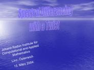 Spectral Differencing with a Twist