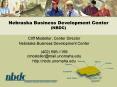 Nebraska Business Development Center NBDC PowerPoint PPT Presentation