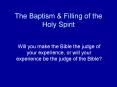 The Baptism PowerPoint PPT Presentation