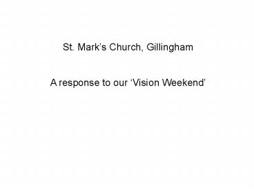 St. Marks Church, Gillingham