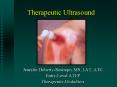 Therapeutic Ultrasound PowerPoint PPT Presentation