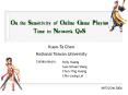 On the Sensitivity of Online Game Playing Time to Network QoS PowerPoint PPT Presentation