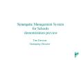 Synergetic Management System for Schools demonstration preview PowerPoint PPT Presentation