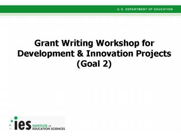 Grant Writing Workshop for Development