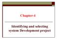 Identifying and selecting system Development project PowerPoint PPT Presentation