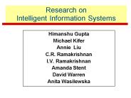 Research on Intelligent Information Systems