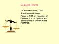 Corporate Finance PowerPoint PPT Presentation