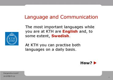 The most important languages while