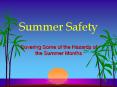 Summer Safety PowerPoint PPT Presentation