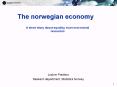 The norwegian economy PowerPoint PPT Presentation