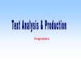 Text Analysis PowerPoint PPT Presentation