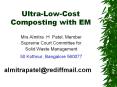 Ultra-Low-Cost Composting with EM