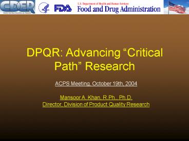 DPQR: Advancing Critical Path Research