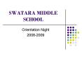 SWATARA MIDDLE SCHOOL PowerPoint PPT Presentation