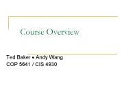 Course Overview