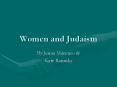 Women and Judaism PowerPoint PPT Presentation