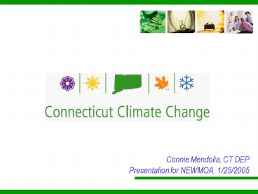 Connie Mendolia, CT DEP Presentation for NEWMOA, 1252005