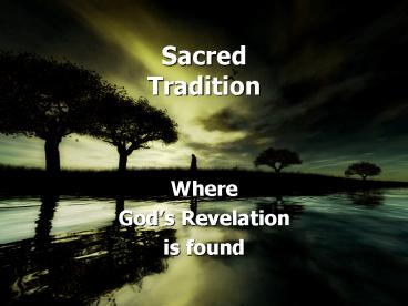 Sacred Tradition