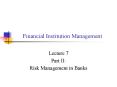Financial Institution Management PowerPoint PPT Presentation