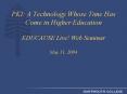 PKI: A Technology Whose Time Has Come in Higher Education EDUCAUSE Live Web Seminar May 11, 2004 PowerPoint PPT Presentation