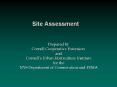 Site Assessment PowerPoint PPT Presentation
