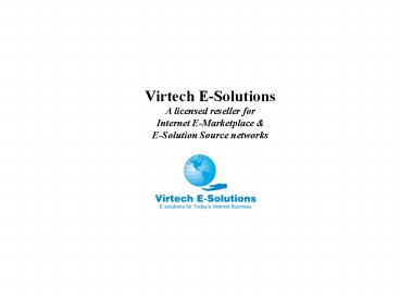 Virtech ESolutions