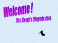 Mrs. Slough's 5th grade class PowerPoint PPT Presentation