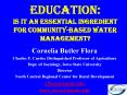 Education: Is it an essential ingredient for communitybased Water Management PowerPoint PPT Presentation