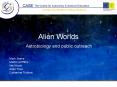 Astrobiology and public outreach PowerPoint PPT Presentation
