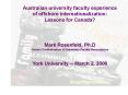 Australian university faculty experience of offshore internationalization: PowerPoint PPT Presentation