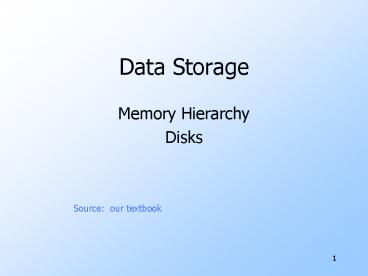 Data Storage