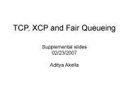 TCP, XCP and Fair Queueing