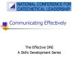 Communicating Effectively PowerPoint PPT Presentation